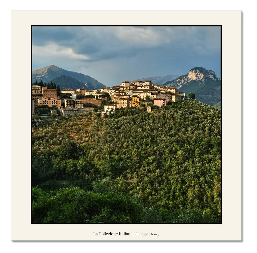 Fine art travel photograph of Montefranco in Umbria, Italy, part of the La Collezione Italiana wall art collection.