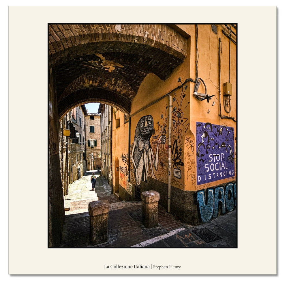Fine art travel photograph of Street Art in Perugia, Italy, part of the La Collezione Italiana wall art collection.