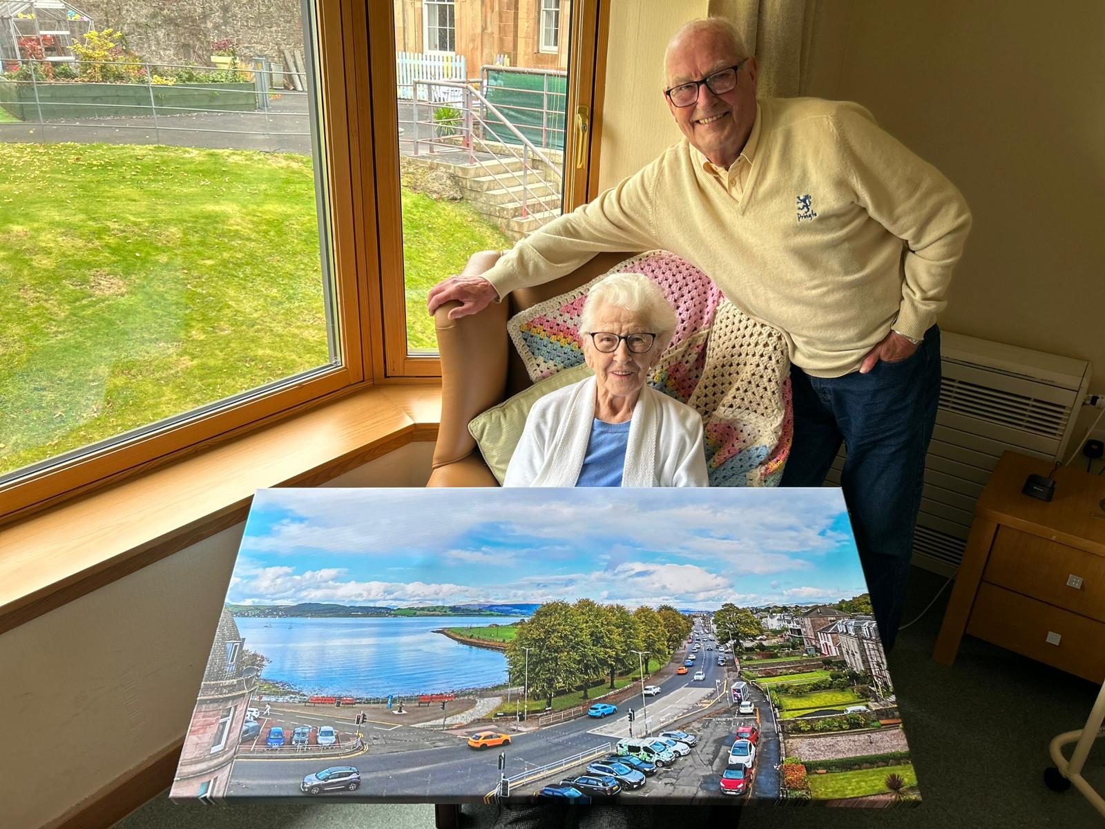 An original photograph capturing a home with decades of family memories.