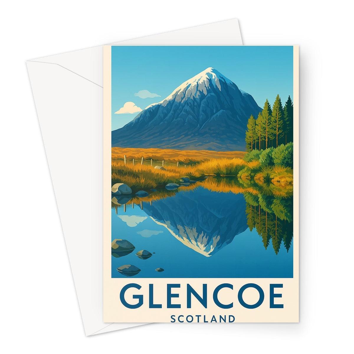 Glencoe Vintage Retro Art Greeting Card