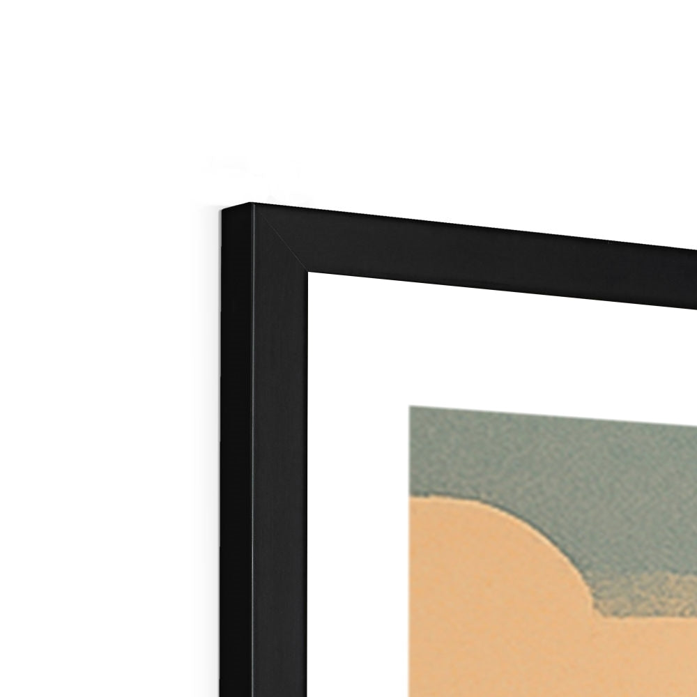 Loch Eck Vintage Retro Framed Art Print