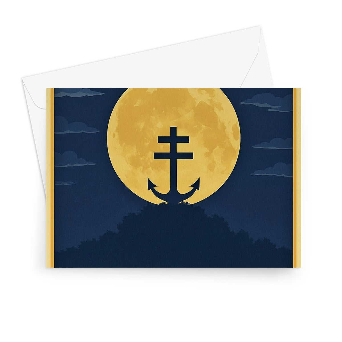 Lyle Hill Greenock ii Vintage Retro Art Greeting Card