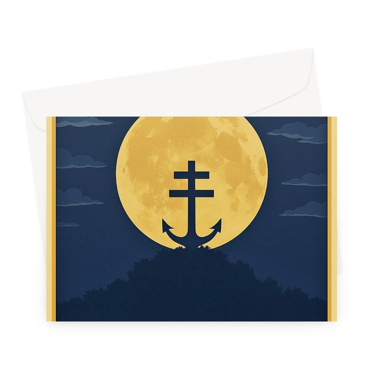 Lyle Hill Greenock ii Vintage Retro Art Greeting Card