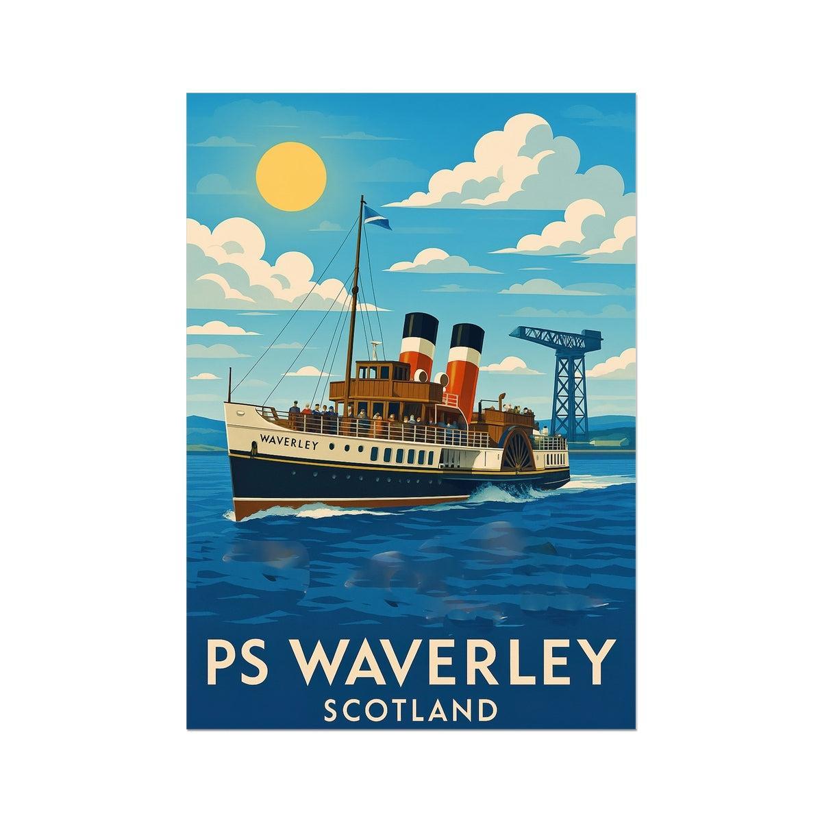 PS Waverley Vintage Retro Fine Art Print